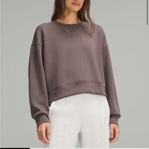 Key lime cropped lululemon perfectly oversized crew